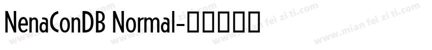 NenaConDB Normal字体转换